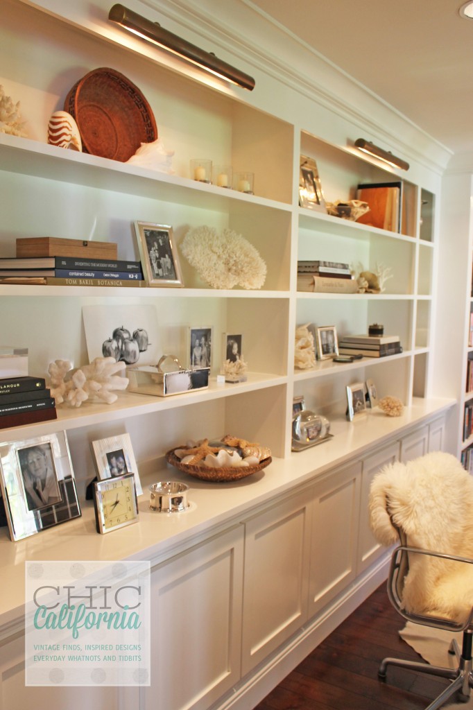 home office, shelves, shelf displays