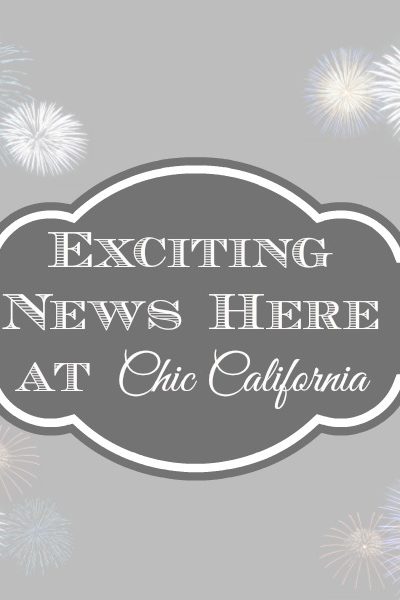 exciting news