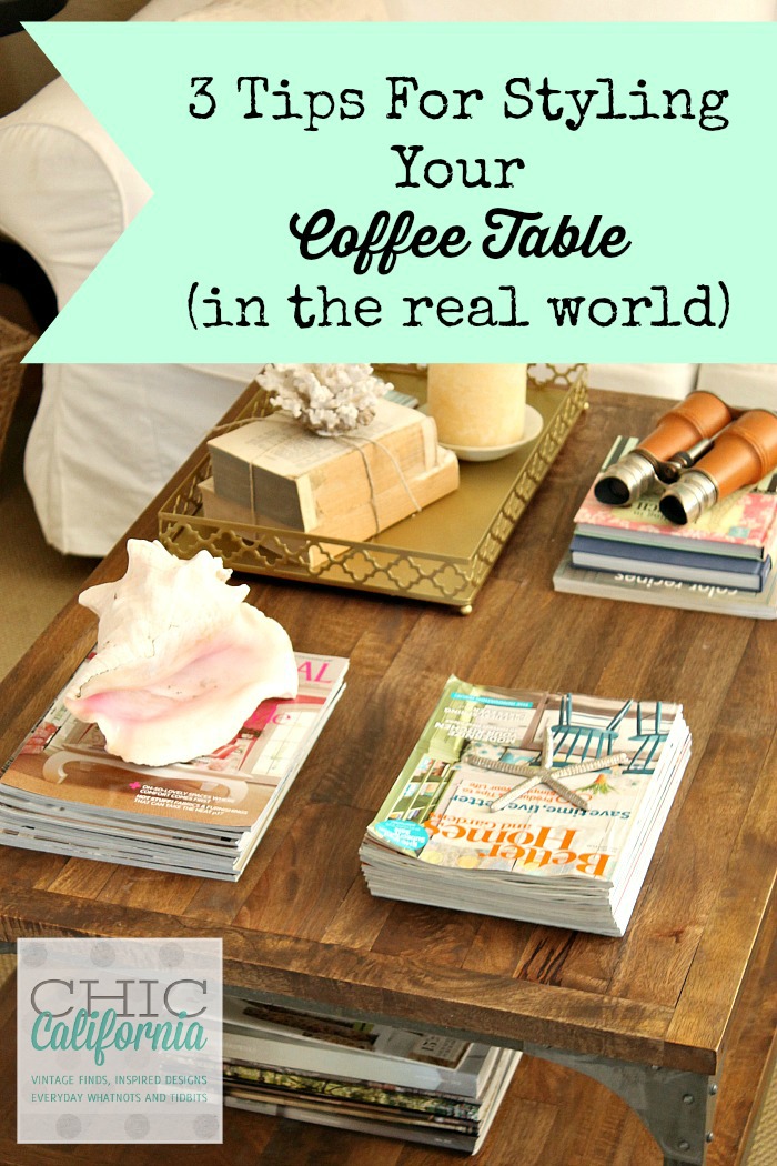 3 Tips for Styling Your Coffee Table