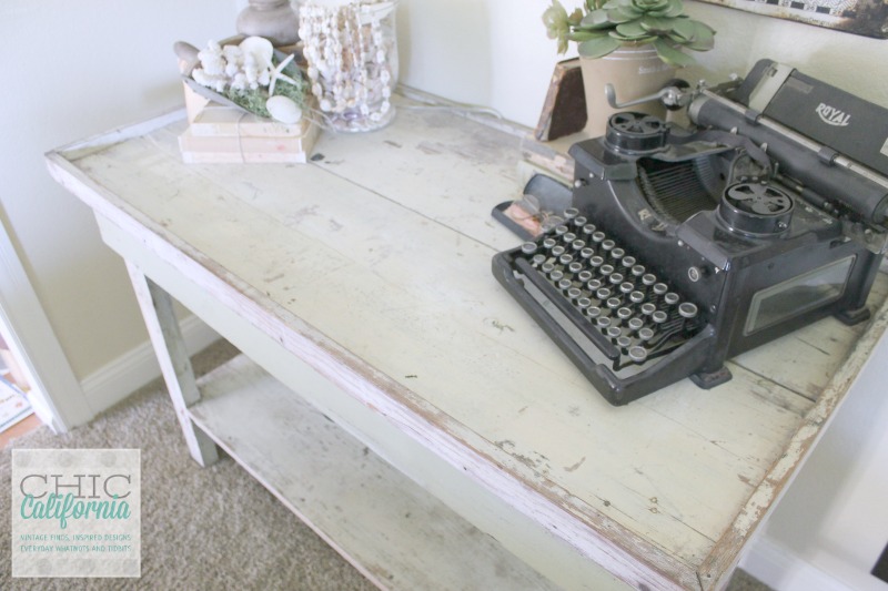 vintage entry table