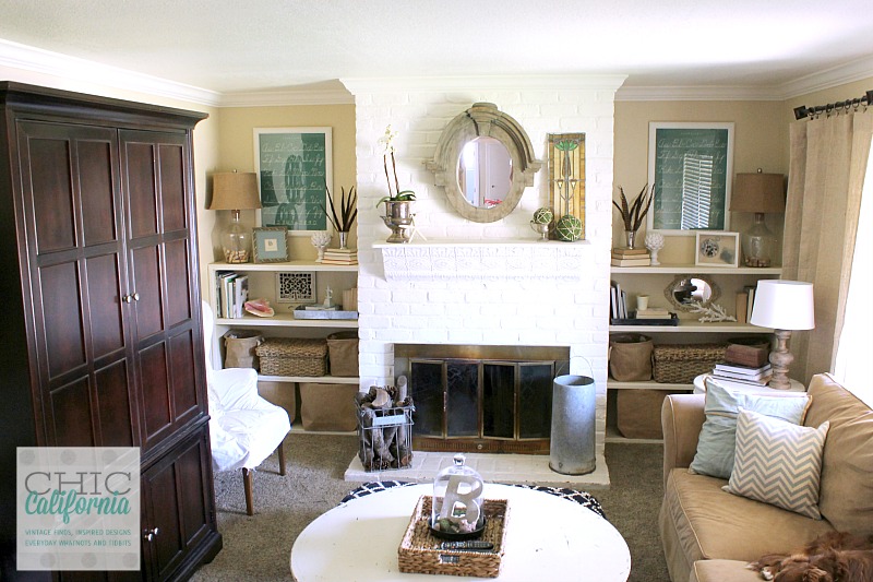Vintage Living Room Tour from Chic California