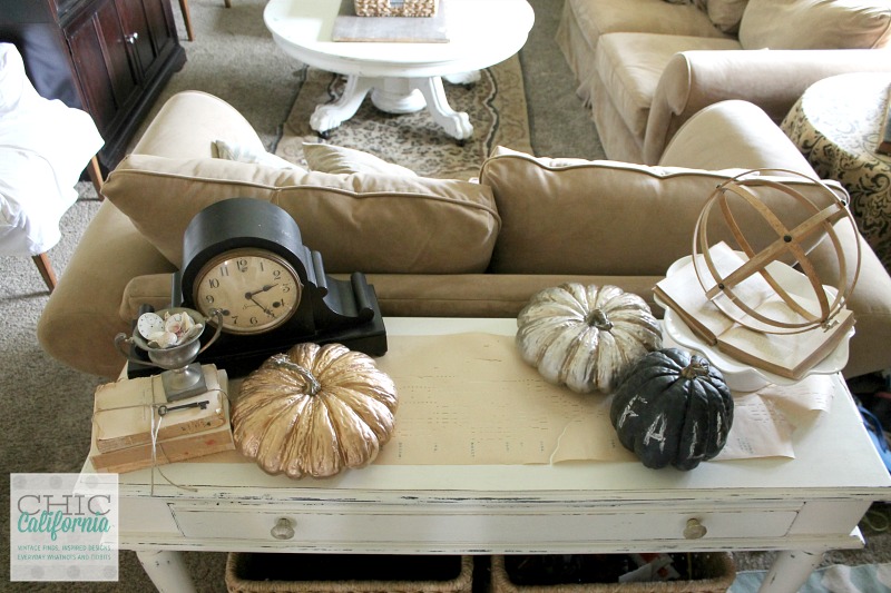 Fall Home Tour Entry Table by Chic California