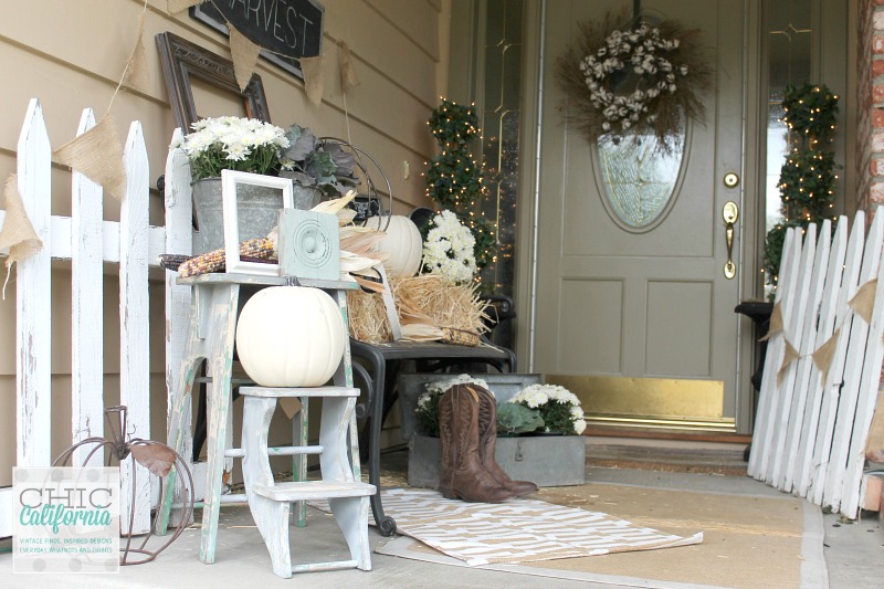Fall Home Tour Front Door by Chic California