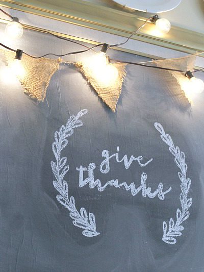 Turn an old piece of art into a chalkboard