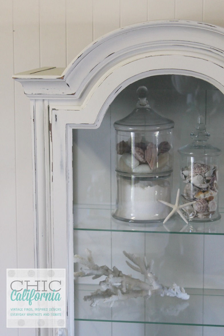 side top of china cabinet