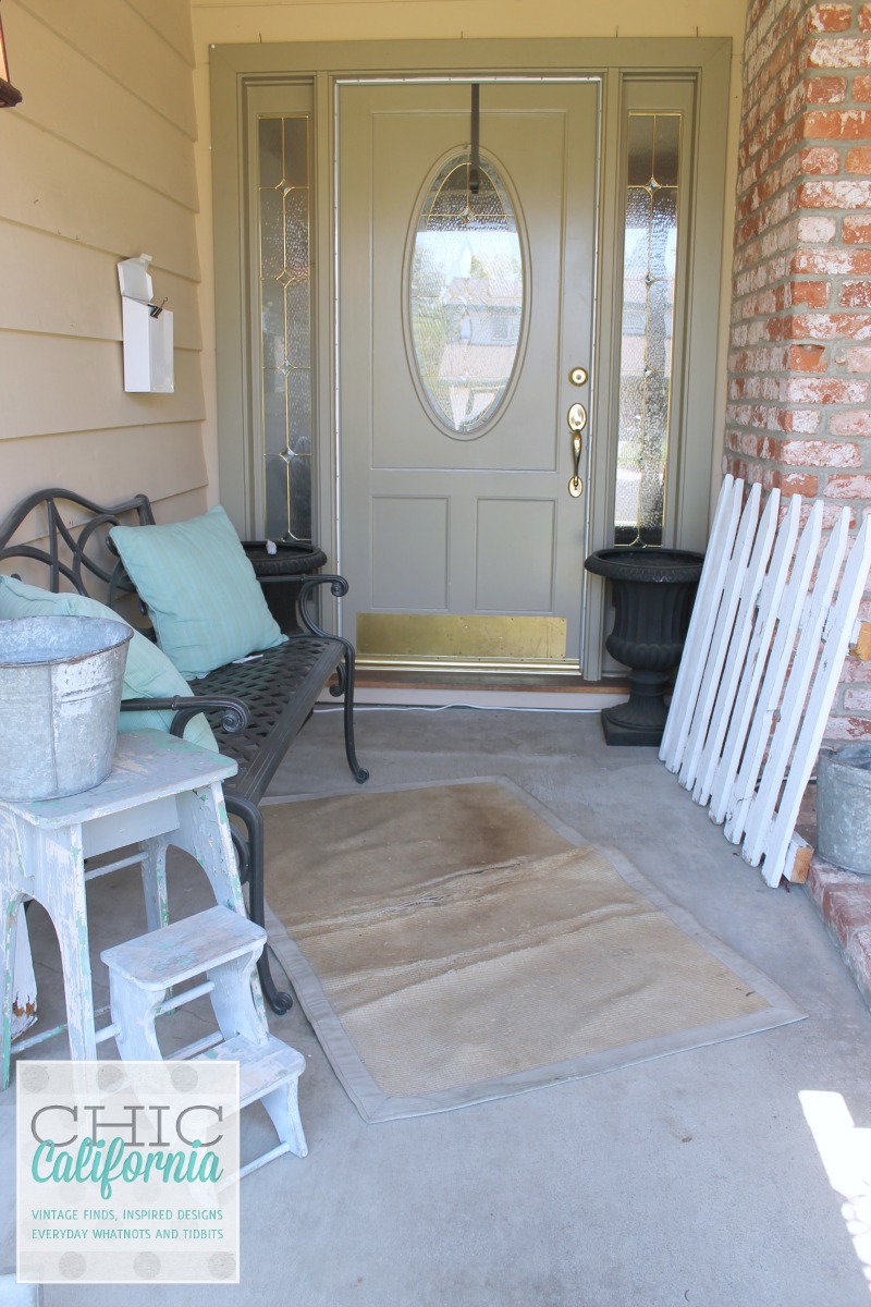 front porch before