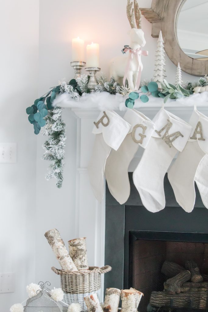 I'm Dreaming of a White Christmas Home Tour 2017 | Part IV Family Room Decor | Light and Bright Modern Farmhouse Style Christmas Home Decor| AE Home & Style